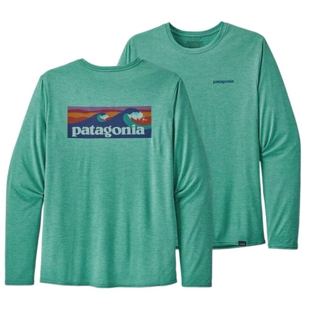 Patagonia XL Capilene Cool Daily Performance Long Sleeve UPF 50+ Beryl Green